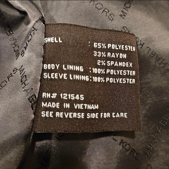 Michael Kora Men's Black Overcoat Jacket - Classic Long Coat - Picture 4 of 4